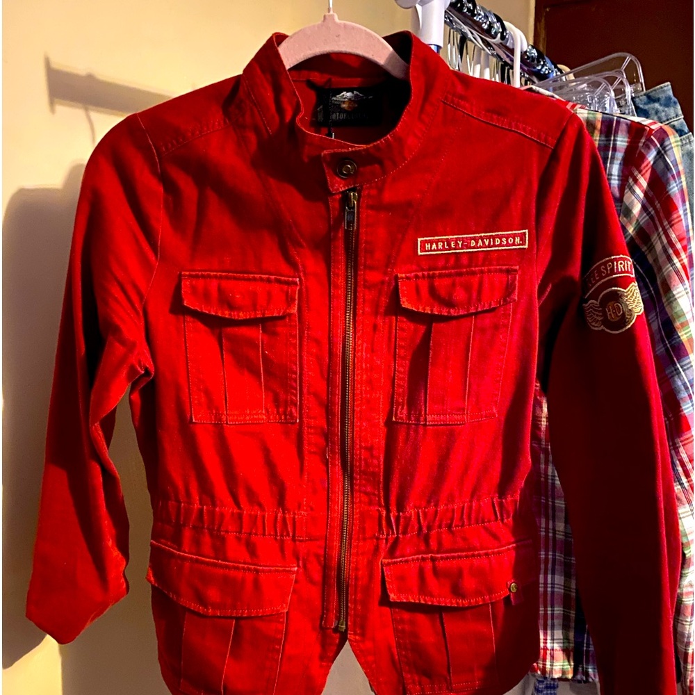 Harley Davidson Jacket. Small. Red.